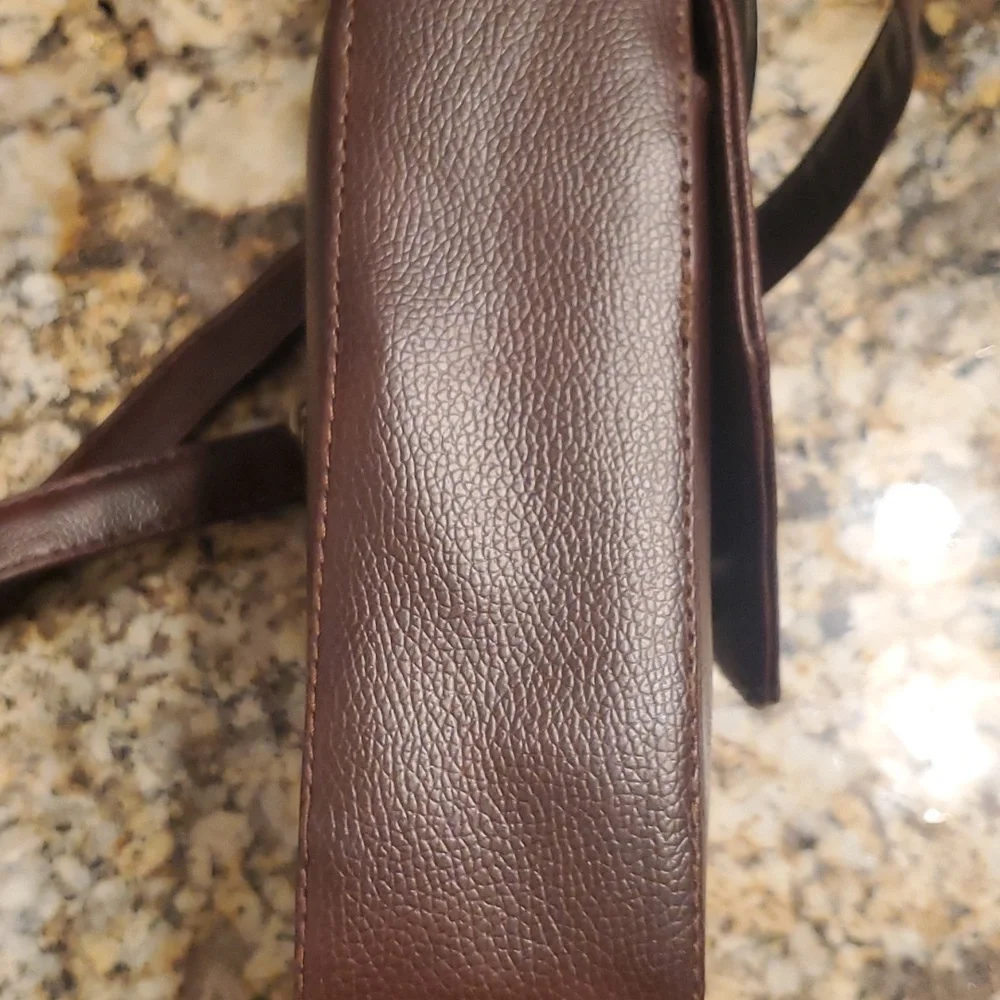 NWT-  Pramadda, Vegan leather,  unisex, body sling bag - Picture 7 of 16